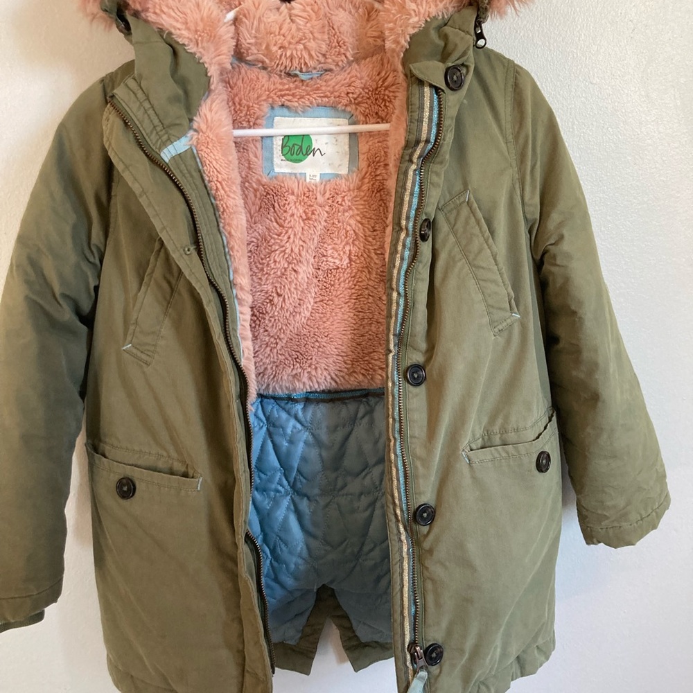 Boden Girls Parka $25 size 9-10